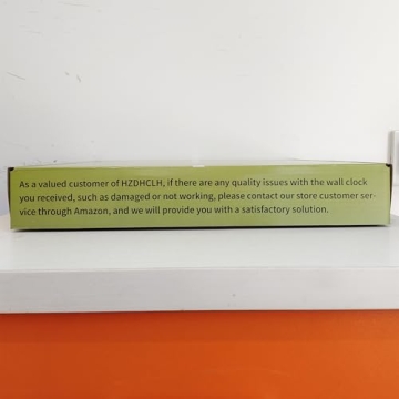 Silent Battery Operated Wall Clock - Olive Green