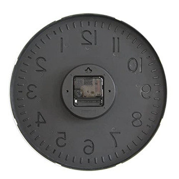 Silent Battery Operated Wall Clock - Olive Green