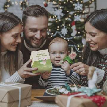 Baby Fruit Feeder, Teething Pacifier for Fruits, Veggies, or Frozen Milk, Food-Grade Silicone Teethers for Babies 6-12 Months, Baby Essentials for Teething Relief - Apple Green and Lychee Pink