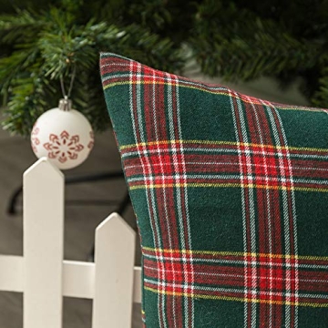 Shop AQOTHES Christmas Plaid Throw Pillow Covers Set Online
