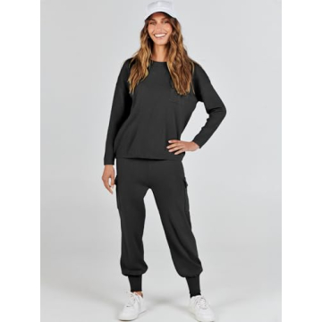 Caracilia Women's Two Piece Sweater Set for Fall Fashion