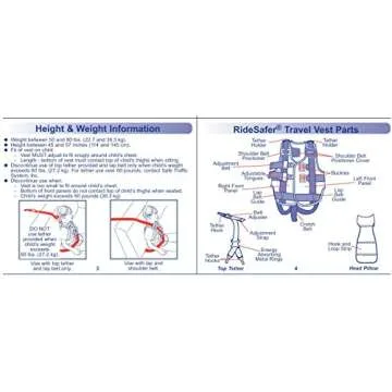 Ride Safer Delight Travel Vest for Easy Travel