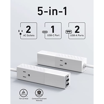Anker 511 USB Power Strip Compact Design Fast Charging