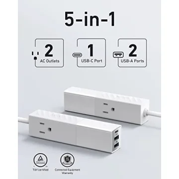 Anker 511 USB Power Strip Compact Design Fast Charging