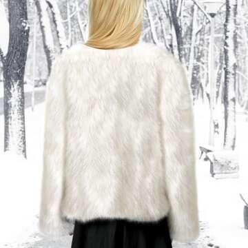 Stylish Womens Faux Fur Coat for Chic Winter Outfits