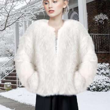Stylish Womens Faux Fur Coat for Chic Winter Outfits