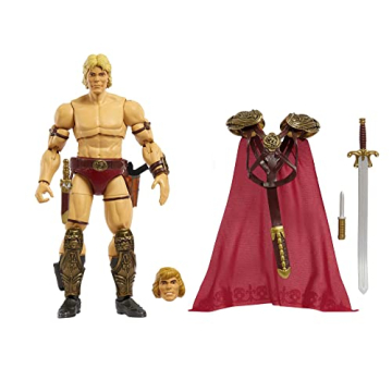Ultimate He-Man Masterverse Figure: Articulated MOTU Collectible with Swappable Parts