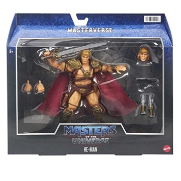 He-Man Masterverse Articulated Action Figure with Swappable Parts