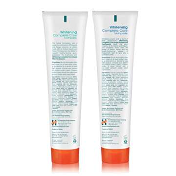 Himalaya Botanique Complete Care Whitening Toothpaste Variety Pack, Simply Mint and Simply Peppermin...