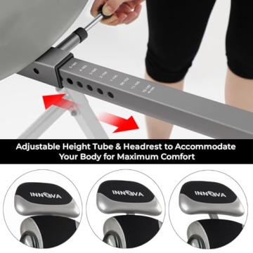 Innova ITX9900 Inversion Table with Air Lumbar Support, Black/Gray