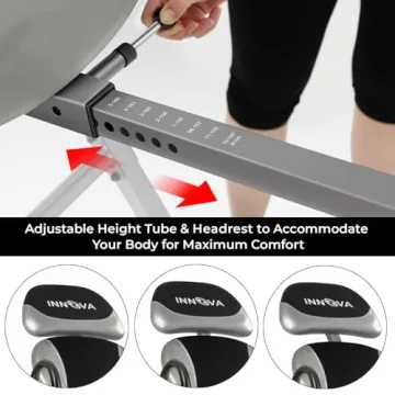 Innova ITX9900 Inversion Table with Air Lumbar Support, Black/Gray