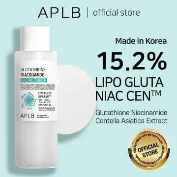 APLB Glutathione Niacinamide Facial Toner | LIPO GLUTA NIAC CEN™ 15.2% 5.41 FL.OZ/Korean Skincare,...