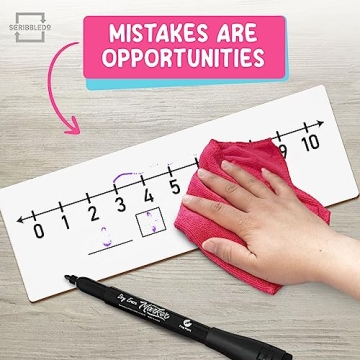 SCRIBBLEDO 4"x12" Dry Erase Number Line Board