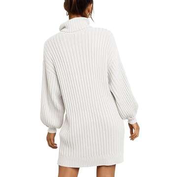 Stylish ANRABESS Oversized Sweater Dress for Comfort