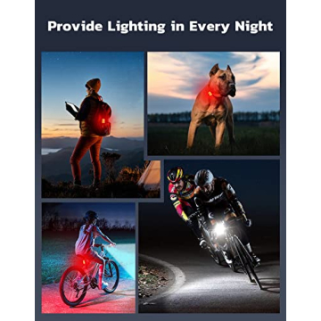 Zewdov USB Rechargeable Bike Lights for Safety and Visibility