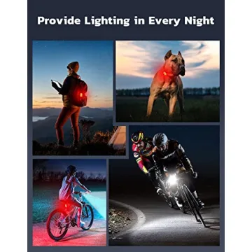 Zewdov USB Rechargeable Bike Lights for Safety and Visibility
