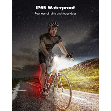 Zewdov USB Rechargeable Bike Lights for Safety and Visibility