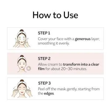 PESTLO Baby Collagen Glow Mask - Korean Peel Off Mask Skincare Infused with Reallagen/T3 Vegan Collagen, Aginon, Volufiline, for Elasticity, Firmness, Glow Skin, and Optional Overnight Use