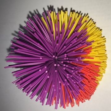 FENDIDI Koosh Balls - Colorful Sensory Stress Relief Toy