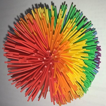 FENDIDI Koosh Balls - Colorful Sensory Stress Relief Toy