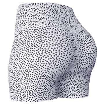 Aoxjox Trinity Workout Biker Shorts for Women Tummy Control High Waisted Exercise Athletic Gym Runni...