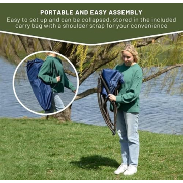 Timber Ridge Portable Rocking Chair for Outdoor Activities