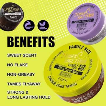 EBIN NEW YORK 24 Hour Edge Tamer - Extra Mega Hold