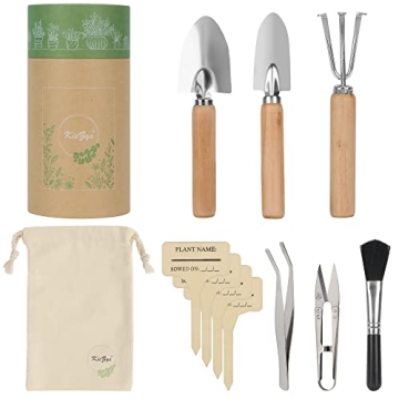 KiiZY Indoor Gardening Tools Set for Plant Lovers - 12 Pieces