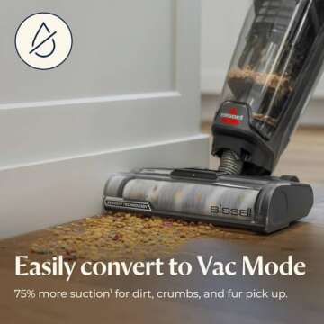Bissell® CrossWave® OmniForce™ Edge Cordless Multi-Surface Hard Floor Cleaner Wet Dry Vacuum with Zero-Gap Edge Technology, 3930F