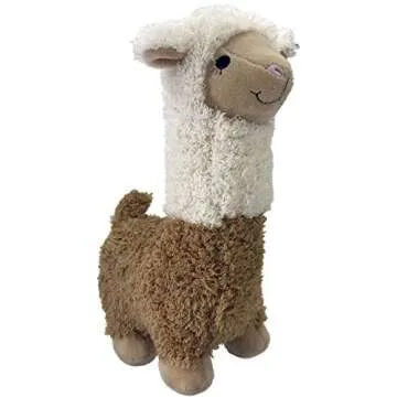PetSport Super Soft Plush Animal Durable Dog Toys Made for Medium to Large Dogs (Dolly Llama)