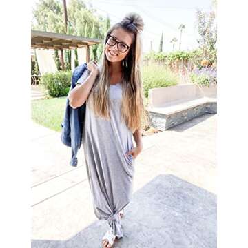 GRECERELLE Women Casual Maxi Dress for Summer Travel