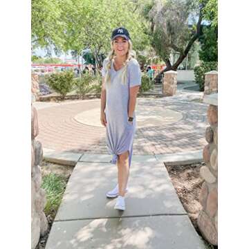 GRECERELLE Women Casual Maxi Dress for Summer Travel