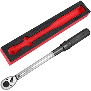 UYECOVE 1/2-Inch Drive Click Torque Wrench with XIPE Tray - Precision Torque Tool