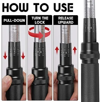 Professional UYECOVE 1/2 Drive Click Torque Wrench