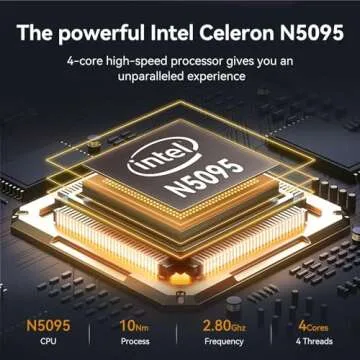 ApoloMedia 15.6 Laptop with 512GB SSD and Intel Celeron