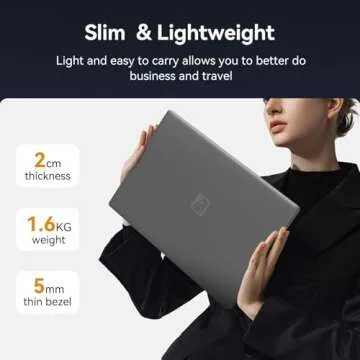 ApoloMedia 15.6 Laptop with 512GB SSD and Intel Celeron