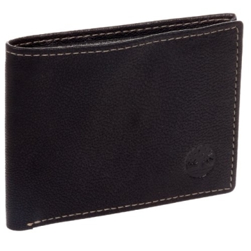 Timberland Men's Blix Slimfold Wallet - Stylish Black Leather for Everyday Use