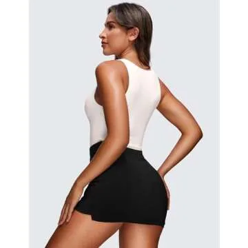 CRZ YOGA Butterluxe Sleeveless Bodysuit for Women - Stylish Activewear Essential