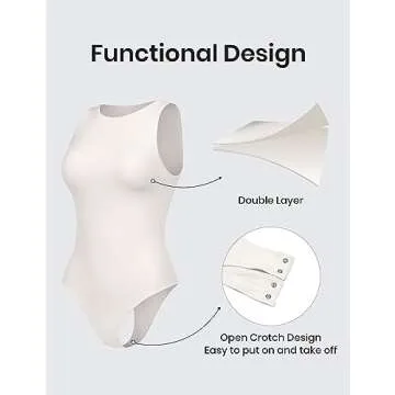 CRZ YOGA Butterluxe Bodysuit for Comfort and Style