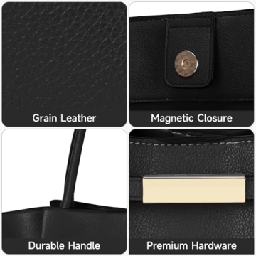 Juoxeepy Faux Leather Crazy Chic Tote Bag for Women