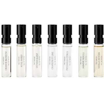 The 7 Virtues Mini Peace Blend Perfume Set: 7 Exquisite Natural Scents
