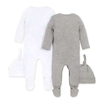 Burt's Bees Baby baby boys Romper Jumpsuit, 100% Organic Cotton One-piece Coverall and Toddler Footi...