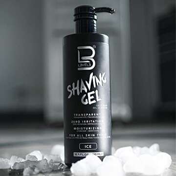 L3 Shaving Gel - Straight Razor Shave Gel - Non-Irritating - Refreshing Smell L3 - No Hot Towel Necessary - Level Three Razor Gel (Ice)