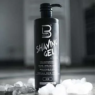 L3 Shaving Gel - Straight Razor Shave Gel - Non-Irritating - Refreshing Smell L3 - No Hot Towel Necessary - Level Three Razor Gel (Ice)