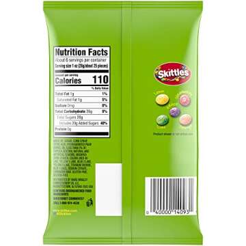 Skittles Sours Candy - Fun, Colorful Treats in 5.7 Oz