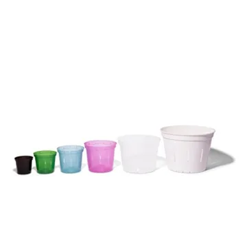 Premium rePotme Orchid Pot Assortment - 8 Slotted Clear Pots