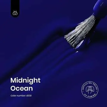 Beetles Gel Nail Polish 1 Pcs 15ml Midnight Ocean Navy Dark Blue Soak Off Uv LED Nail Lamp Manicure ...