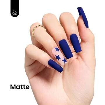Beetles Gel Nail Polish 1 Pcs 15ml Midnight Ocean Navy Dark Blue Soak Off Uv LED Nail Lamp Manicure Salon and DIY at Home