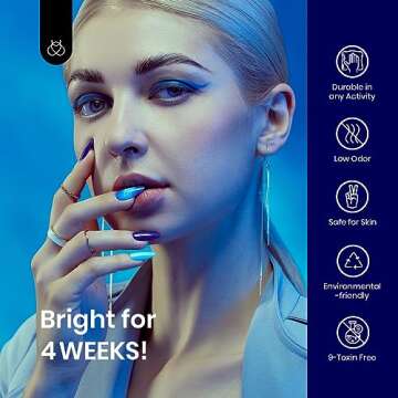 Beetles Gel Nail Polish 1 Pcs 15ml Midnight Ocean Navy Dark Blue Soak Off Uv LED Nail Lamp Manicure Salon and DIY at Home