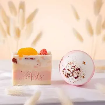 Birthday Gifts for Women, Happy Bath Set Relaxing Spa Gift Baskets Ideas for Women, Her, Mom, Sister, Female Friends, Coworker, Wife, Girlfriend, Daughter, Unique Gifts for Women Who Have Everything